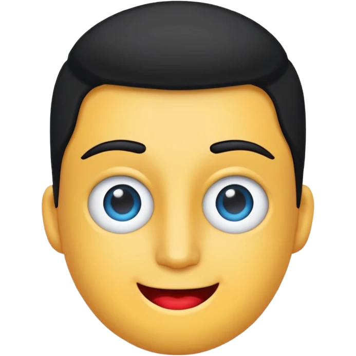 Yuvarlak bir TikTok mavi tik emojisi emoji