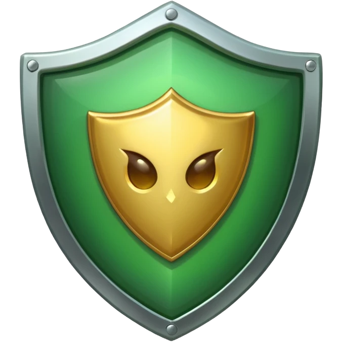 green shield emoji