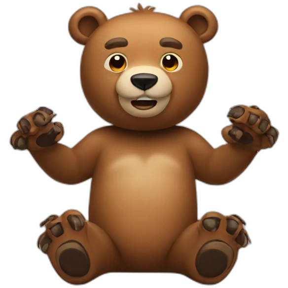 bear with 8 arms emoji
