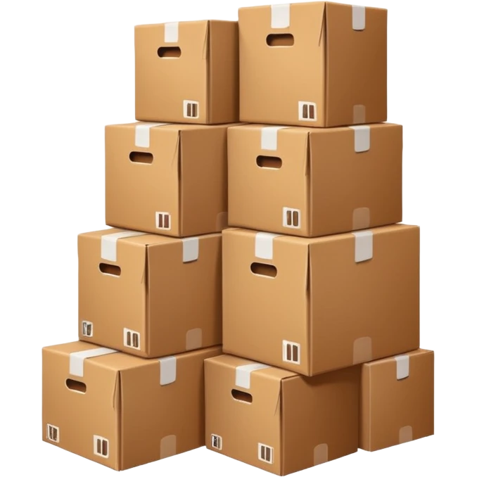 stack of many beer boxes emoji