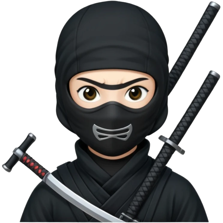 ninja with gun emoji