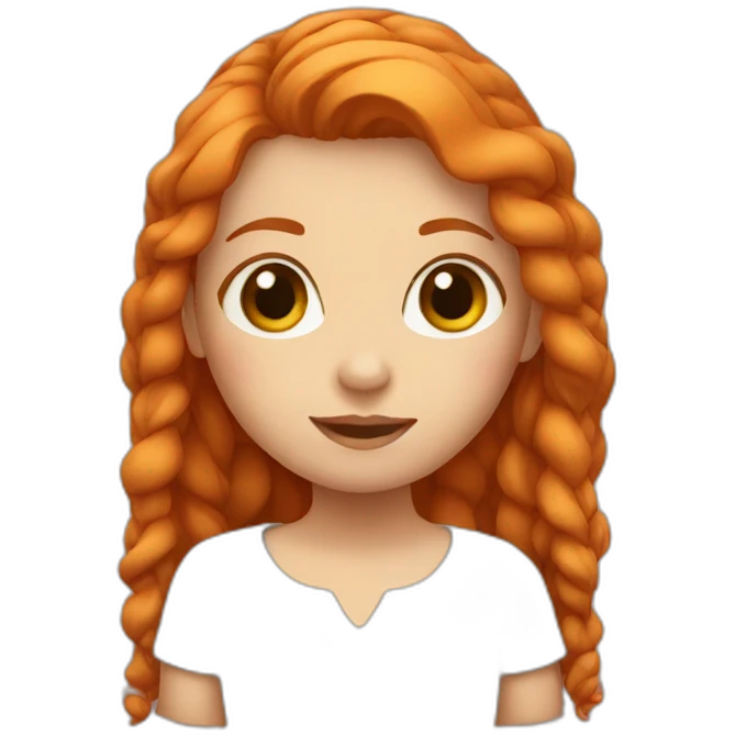 girl ginger  emoji