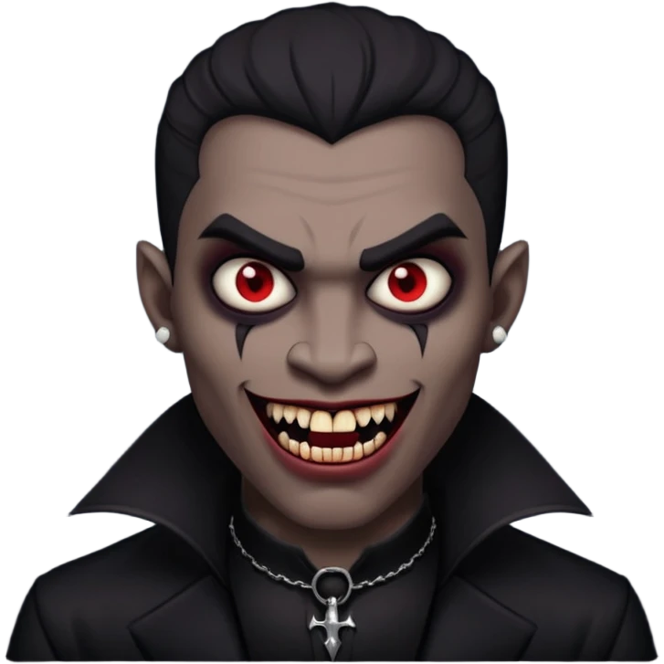 black men Vampires emoji