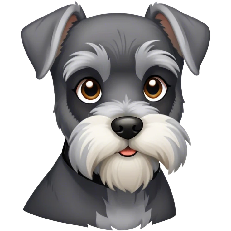 Schnauzer dog  emoji