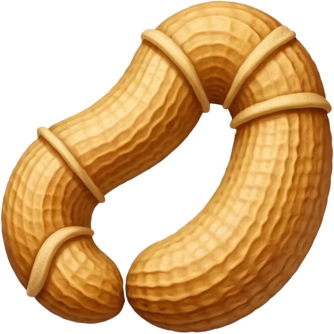 Single Peanut (Figure-eight shape) in its Shell emoji