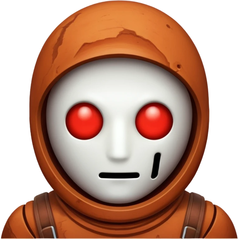 Mars with no face  emoji