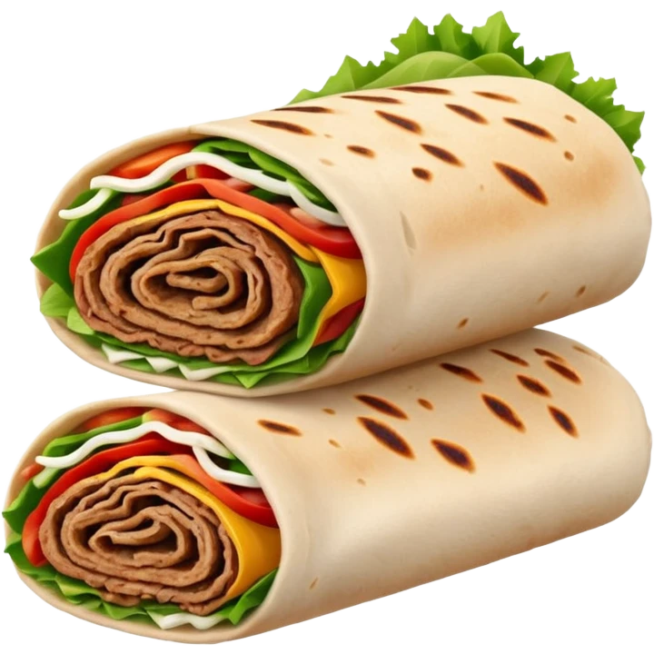 doner kebab wrap emoji