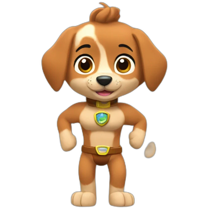 Naturist paw patrol emoji