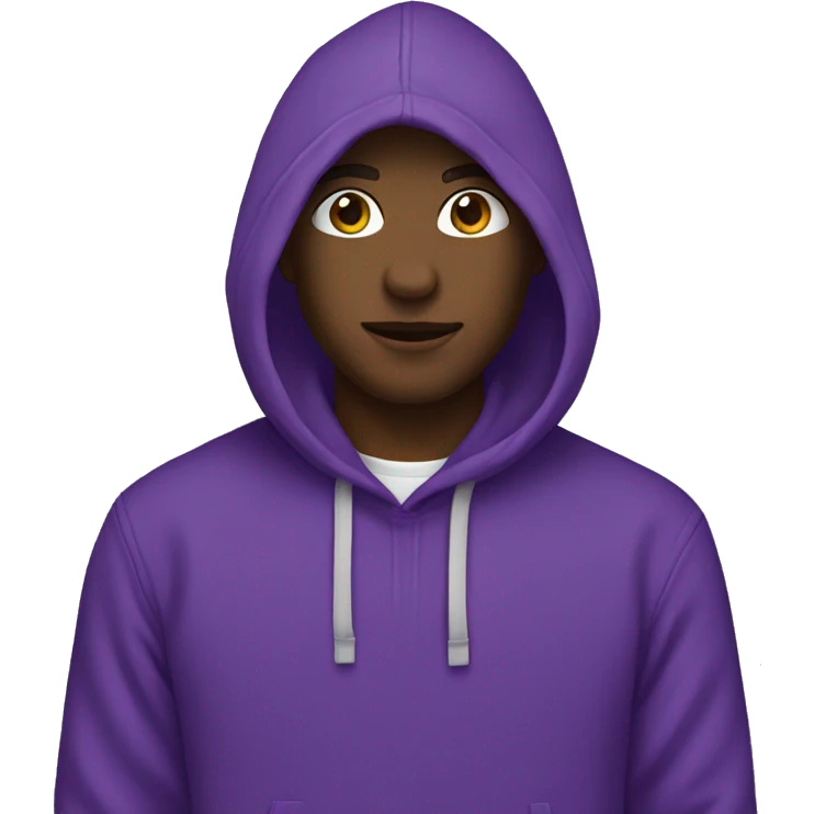 Purple hoodie emoji