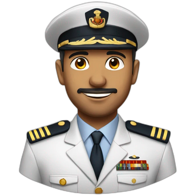 a morrocan pilot in an A350  emoji