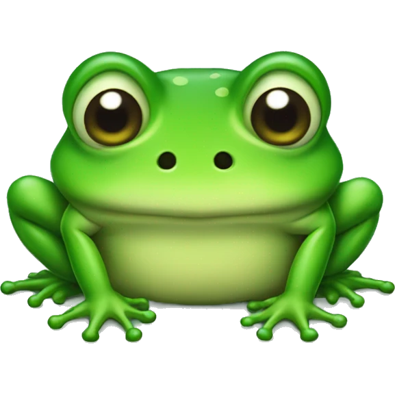 Kawaii poisonous frog  emoji