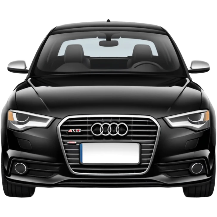 audi a6 black emoji