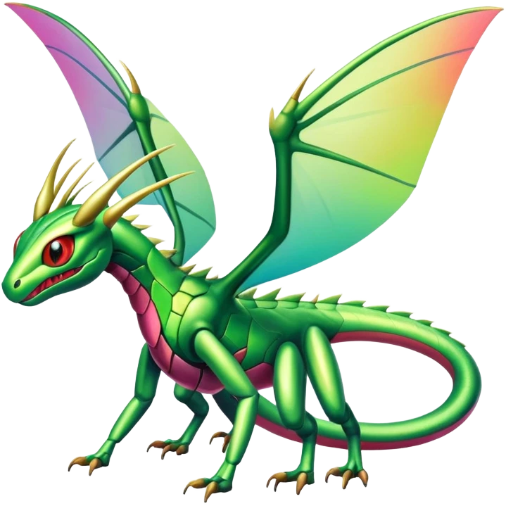 Shiny Exotic Flygon-Amaura-Genesect-Scyther-Hybrid-Creature emoji