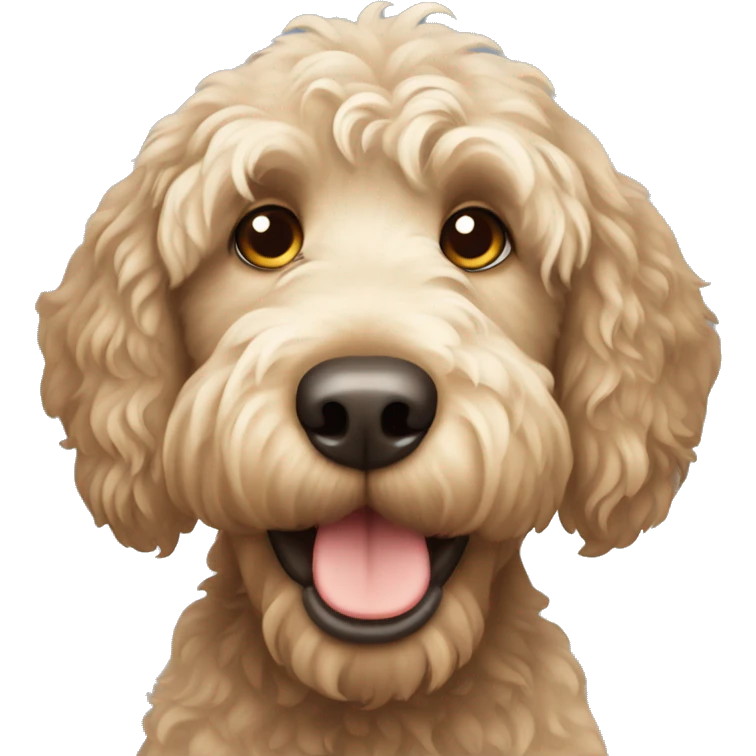 labradoodle dog emoji