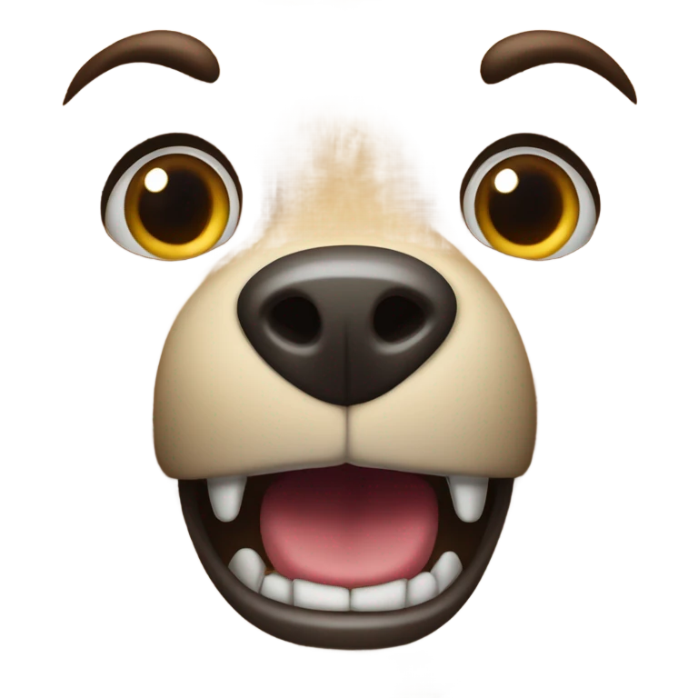 Hungry bear emoji