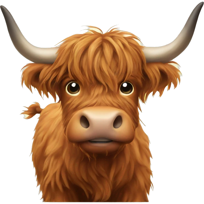 Highland cow emoji