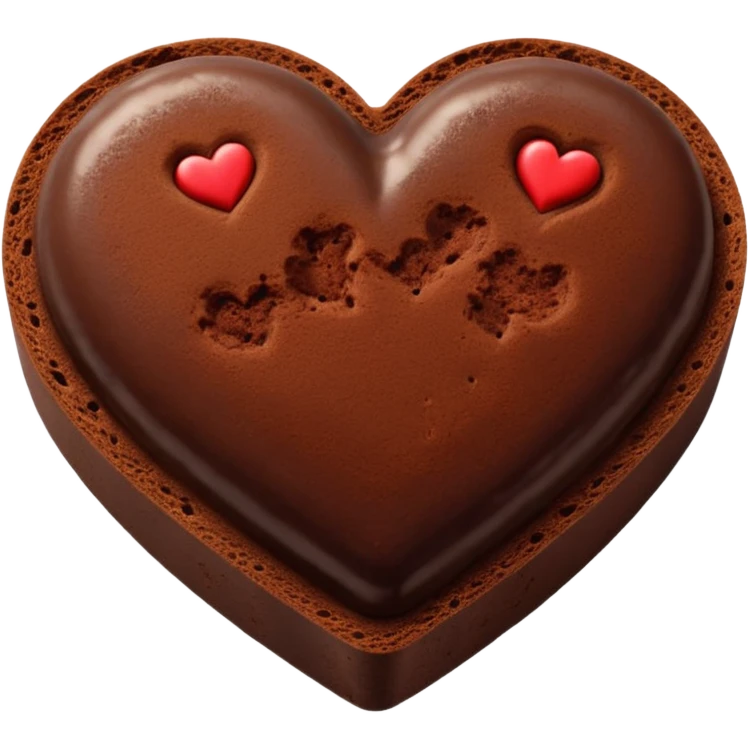 bread and chocolate, and between them a heart emoji