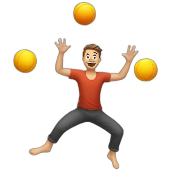 Juggling man emoji