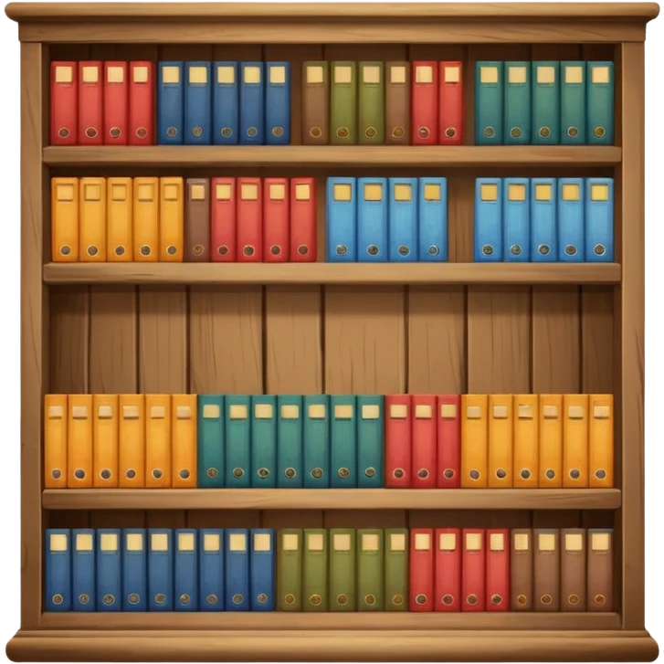 Book shelf emoji