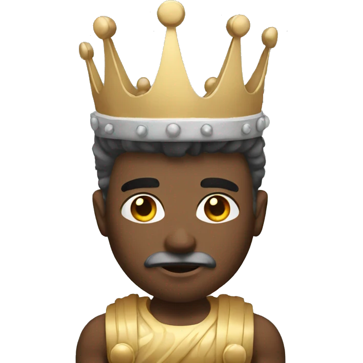 White King with muscles emoji