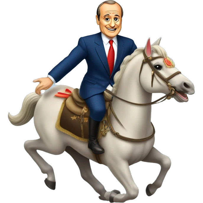 chirac sur un dauphin emoji