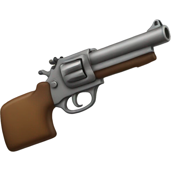gun with a bow on it emoji