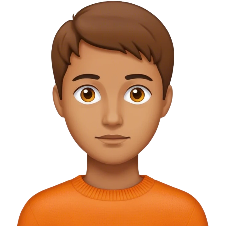 Orange sweater emoji