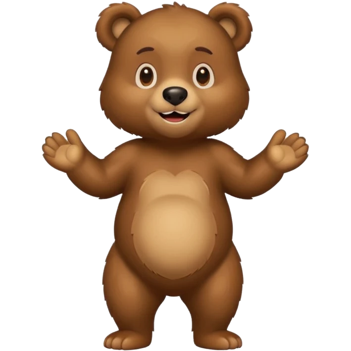 animate bear emoji
