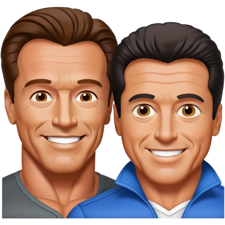 Arnold Schwarzenegger and Sylvester Stallone emoji