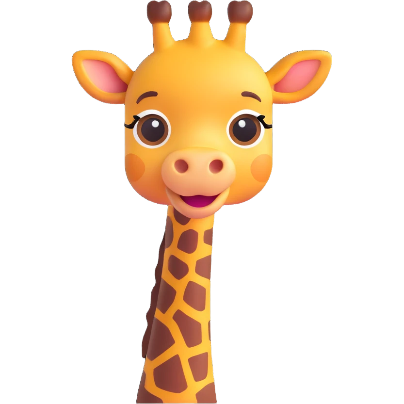 A giraffe emoji emoji