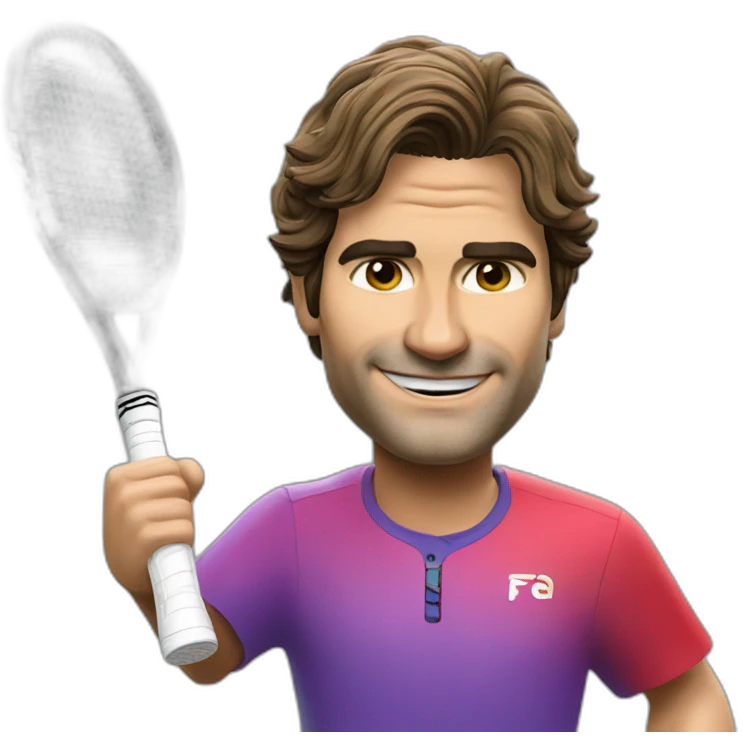 roger federer tennisman emoji