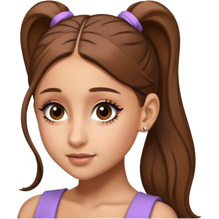 ariana grande ponytail emoji