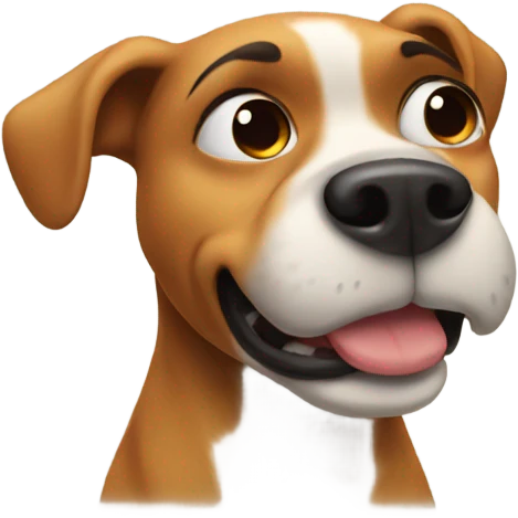 Dog fart emoji