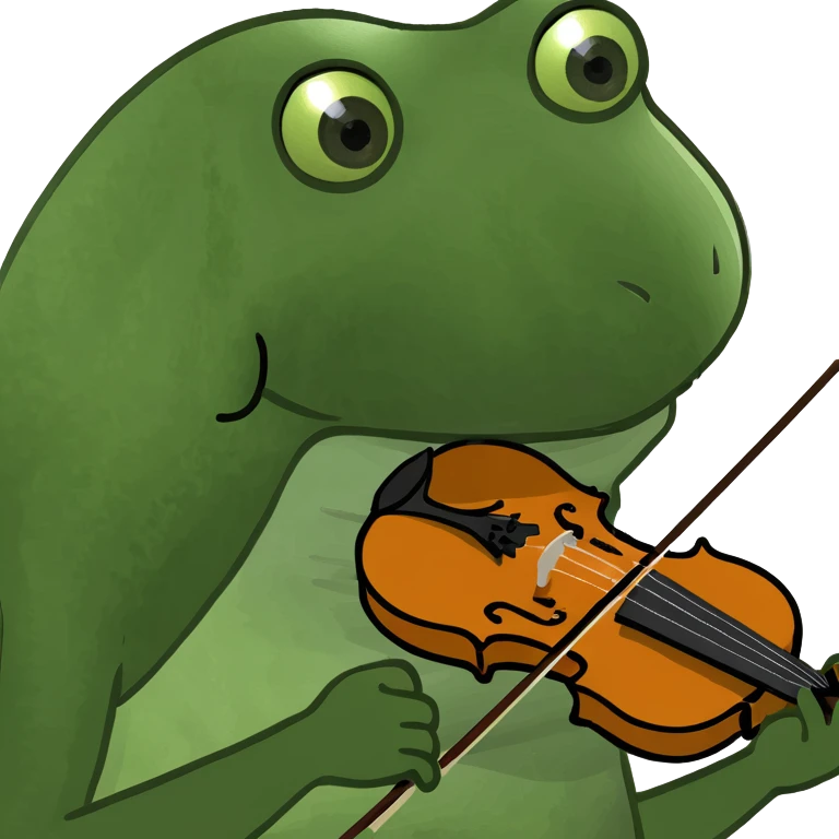 A violin emoji
