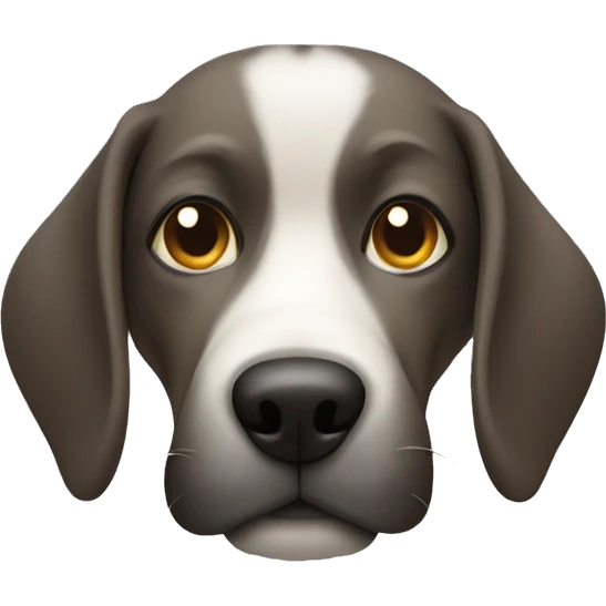 Dog wearing a muzzle over snout emoji