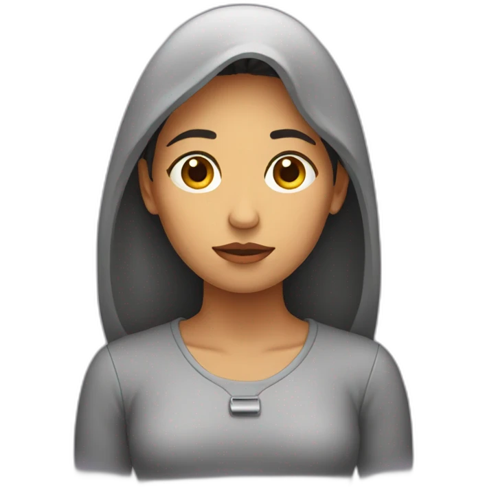 mujer triste  emoji