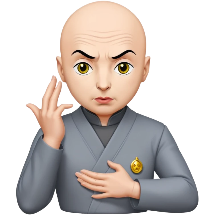 Доктор зло в позе кунамона emoji