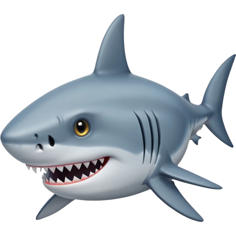 Shark with stars in the eyes  emoji