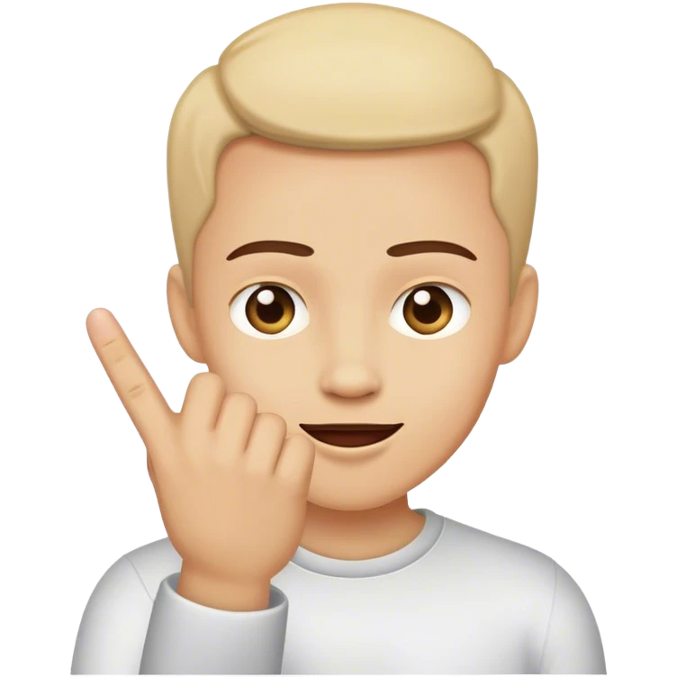 Finger flicking motin emoji