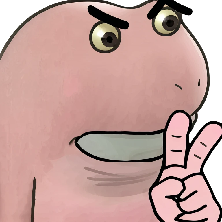pink middle finger emoji