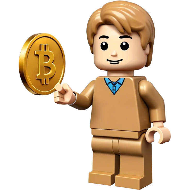 lego homme bitcoin emoji