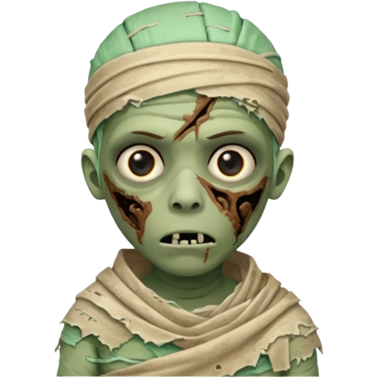 zombie mummy child
 emoji