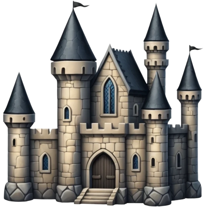 old castle emoji