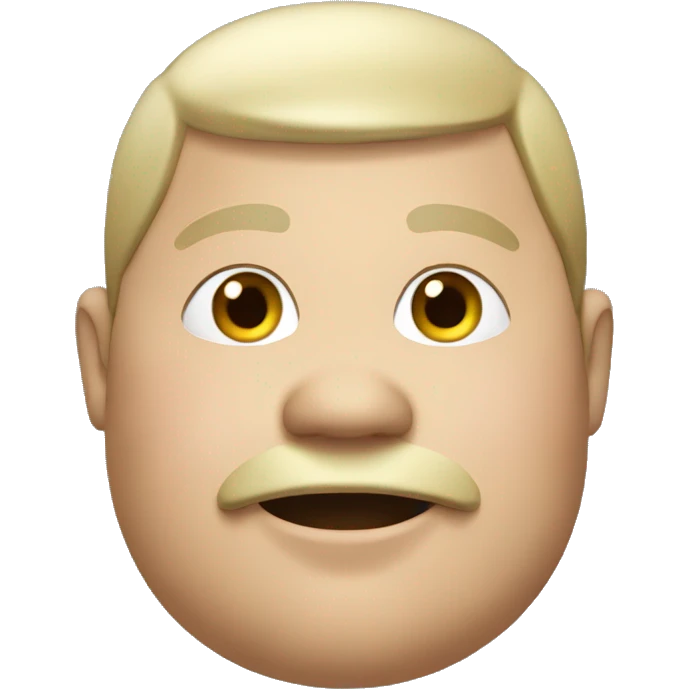 Fat man emoji
