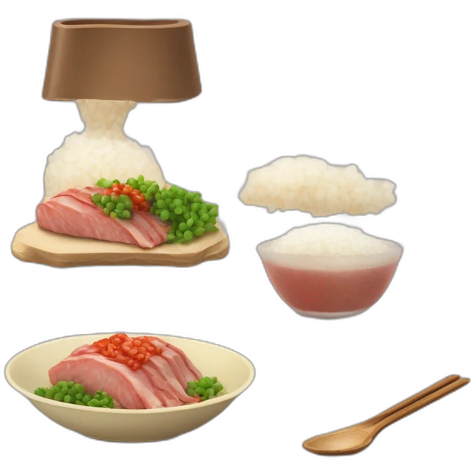 le riz mouiller de viande emoji