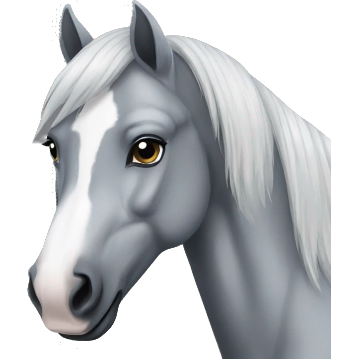 gray mustang mare  emoji