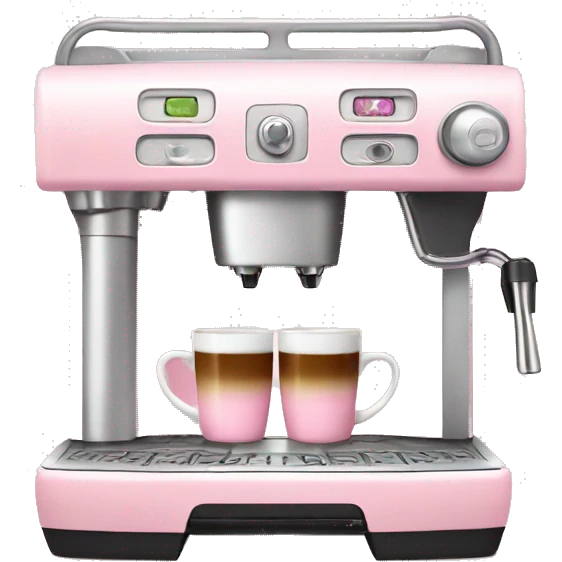 Light Pink coffee machine  emoji