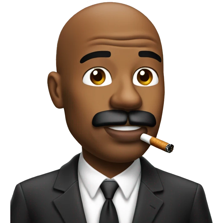 Steve Harvey smoking  emoji