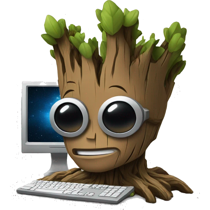 computer groot emoji