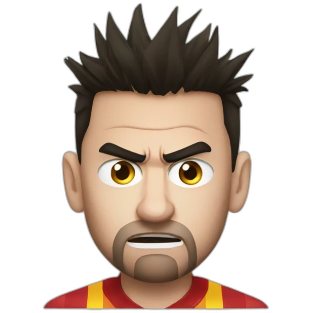 Angry messi emoji
